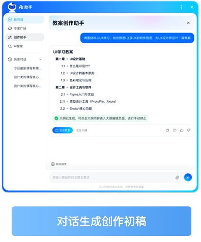 对话生成创作初稿